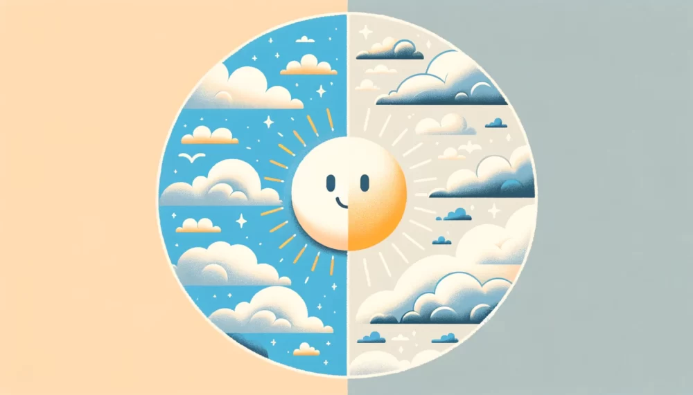 PhotoDirectorで空を青く加工!曇りを晴れにする【応用編】